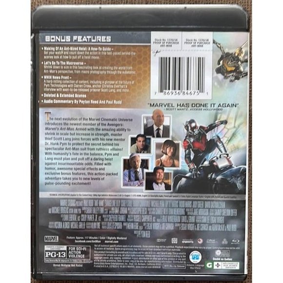 Ant-Man (Blu-ray) - Paul Rudd- Marvel - Picture 2 of 4